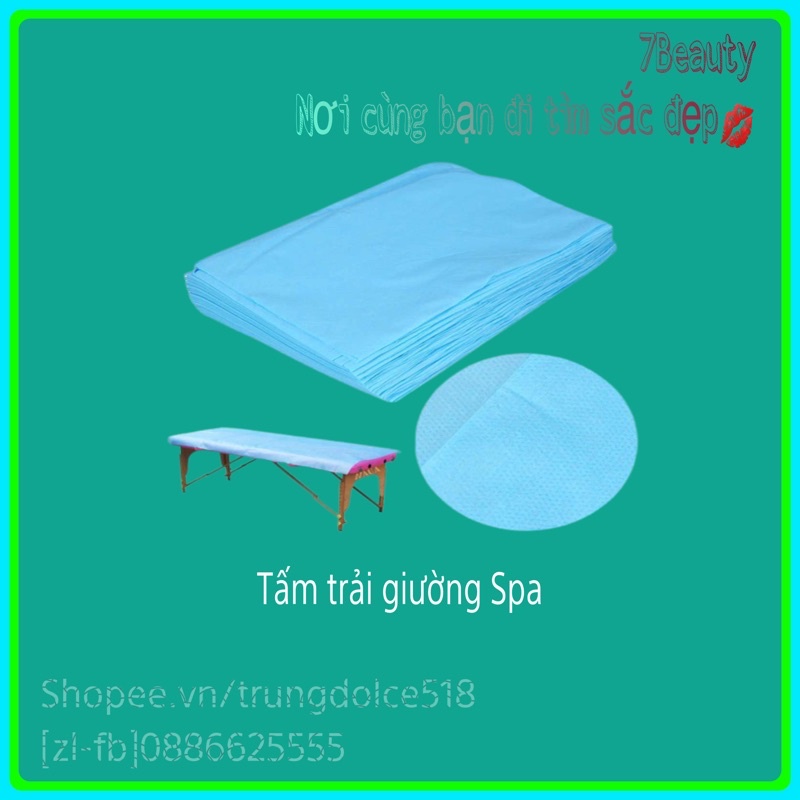 Tấm Trải Giường Phun Xăn Spa