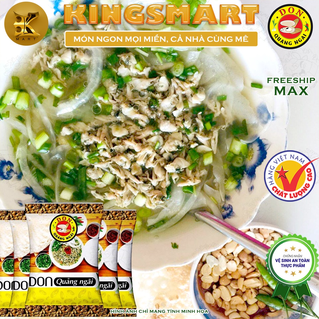 10 Gói Don Ăn Liền 65gr - Đặc Sản Quảng Ngãi