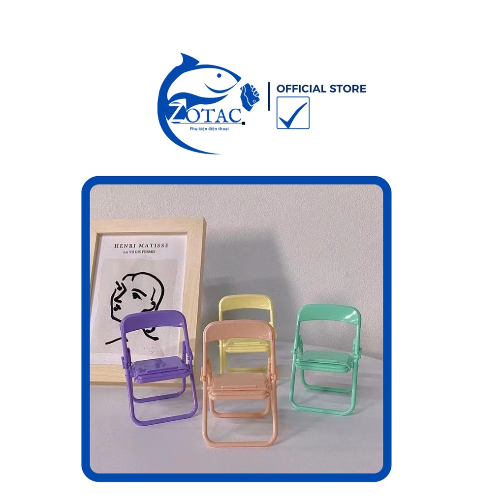 Đế đỡ điện thoại hình ghế giá rẻ nhiều màu sắc