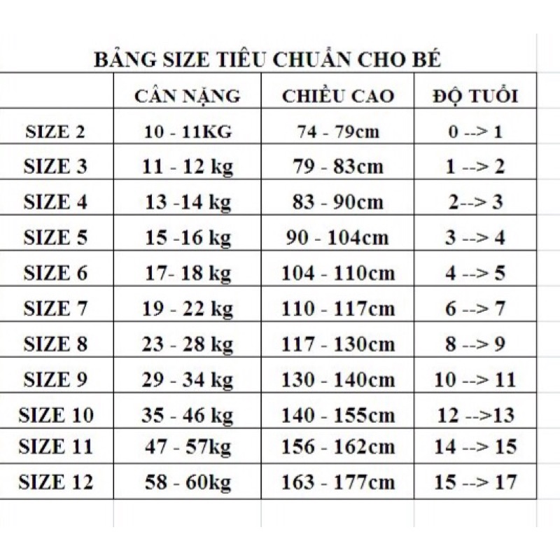 Bộ thể thao cộc tay cho bé 12-45kg chất cotton thông hơi