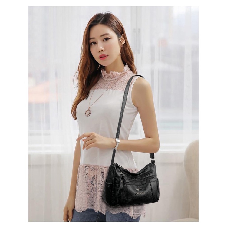 Túi Da Pu Đeo Chéo Thời Trang Dành Cho Nữ