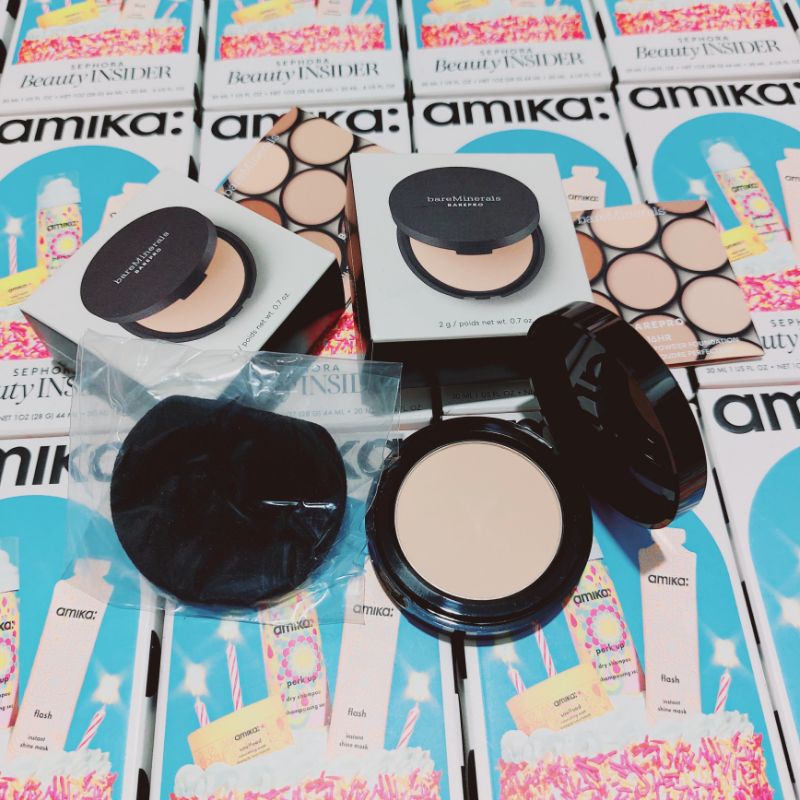 [ Minisize 2g ] Kem Nền Khoáng Dạng Nén BAREPRO 16-HR Skin-Perfecting Powder Foundation