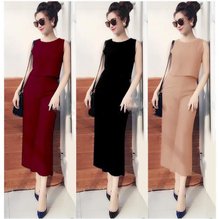 THANH LÝ SET NGUYÊN BỘ ÁO SÁT NÁCH QUẦN ỐNG SUÔNG