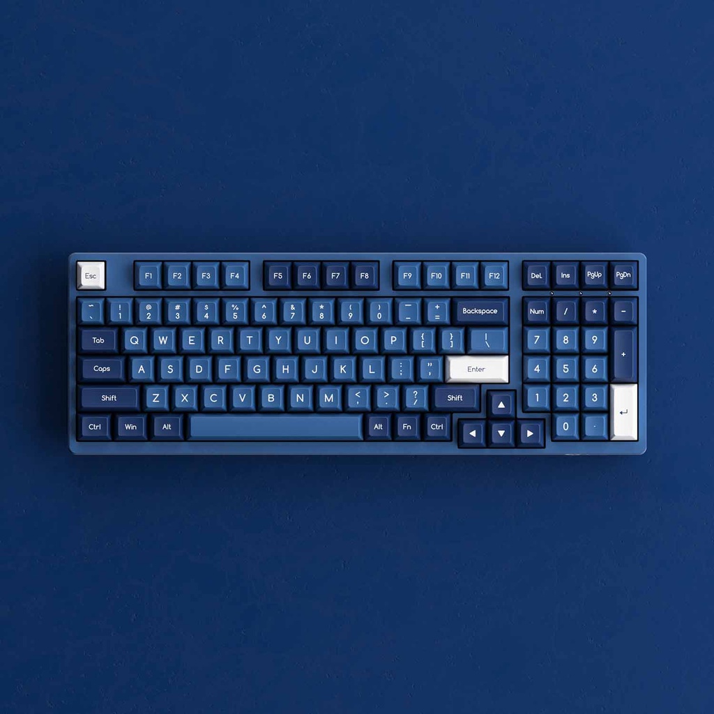 [Mã ELHAMS5 giảm 6% đơn 300K] Bộ Keycap bàn phím cơ AKKO OceanStar (ABS Double-Shot / SAL profile / 195 nút)