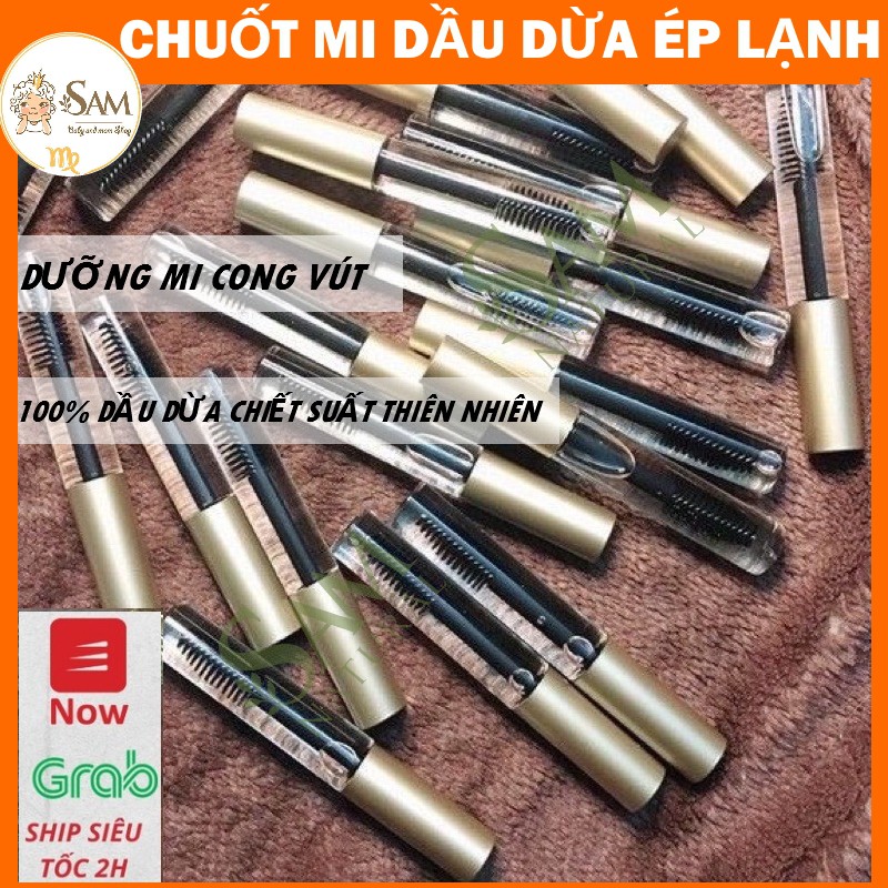 Chuốt Mi Dầu Dừa (Mascara Dầu Dừa), chính hiệu dầu dừa ép lạnh, chuốt mi tự nhiên,dưỡng dài mi (Sam Natural)