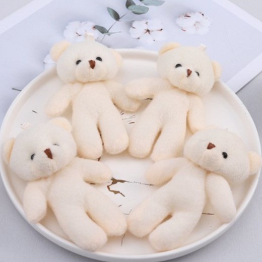 Gấu bông Teddy Móc Khóa Phụ Kiện Size 9cm Xinh Xắn Đáng Yêu Treo Balo Túi Xách Chìa Khóa MK02