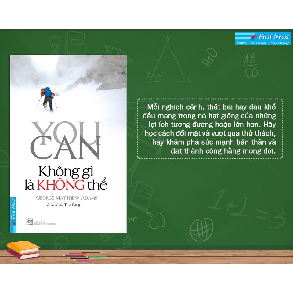 Sách Firstnews - You Can - Không Gì Là Không Thể