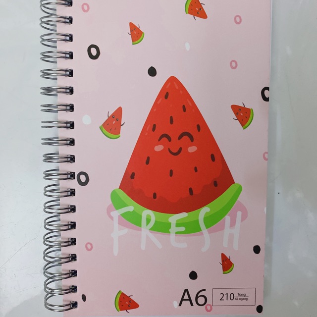 Sổ lò xo A6 dày 210trang
