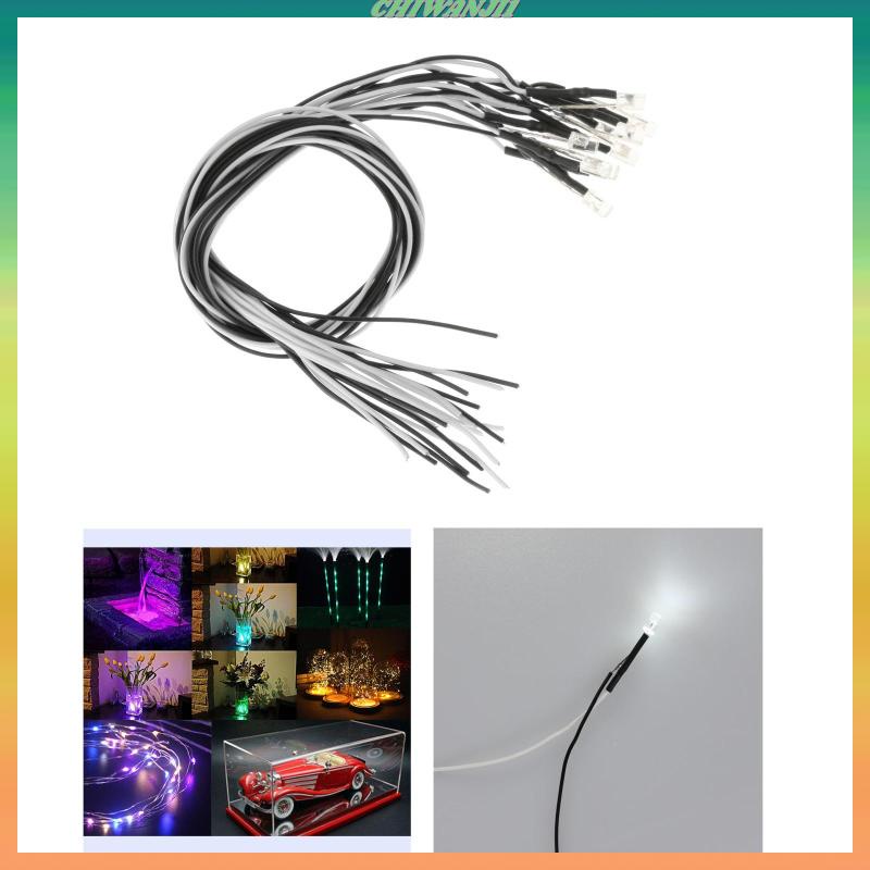 Set 10 Đi Ốt Đèn Led 6v Dài 11.8inch (30Cm) Dùng Để Trang Trí Mô Hình Đồ Chơi | BigBuy360 - bigbuy360.vn