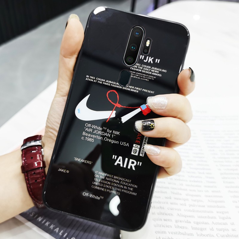 Ốp Meizu 15 16 16s Case Fashion sports AIR Hard Tempered Glass soft Silicone Cover Ốp Meizu 16 16th 15th 16s Protection Phone Casing