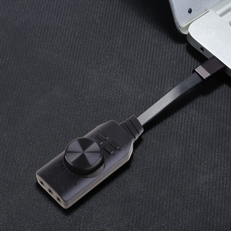 Thẻ Âm Thanh Ảo USB 7.1 Kênh 7.1 Với Tai Nghe 3.5mm Cho Máy Tính Để Bàn