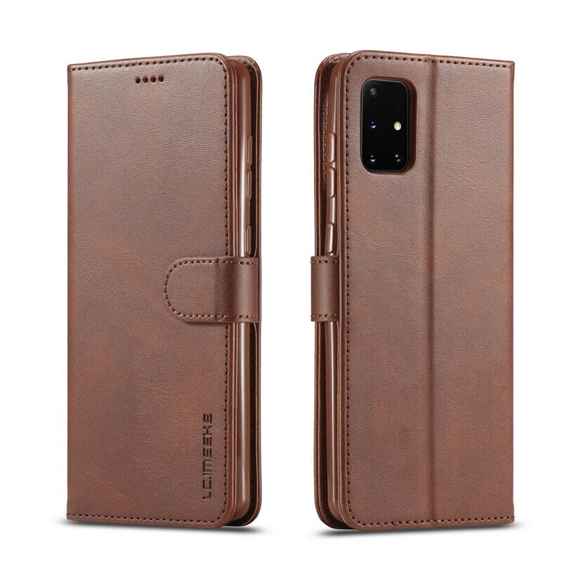 Bao da điện thoại kiêm ví nam châm sang trọng dành cho Samsung Galaxy A11 A31 A41 A51 A71