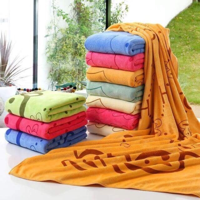 khăn tắm size 50cmx100cm Thú lông cừu hàn quốc cao cấp chất bông siêu mềm mịn thấm nước
