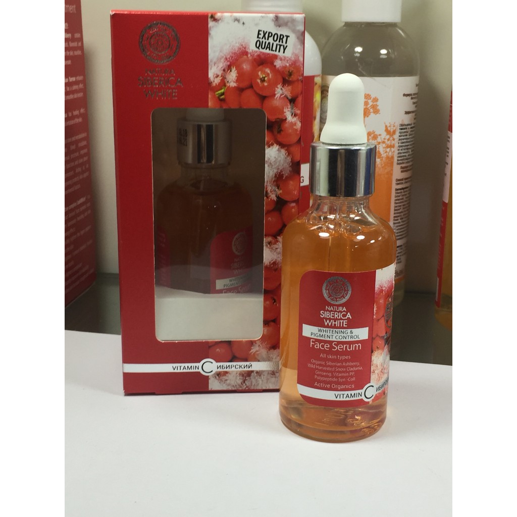 Serum Natura Siberica Dưỡng Trắng Mờ Thâm Nám | BigBuy360 - bigbuy360.vn