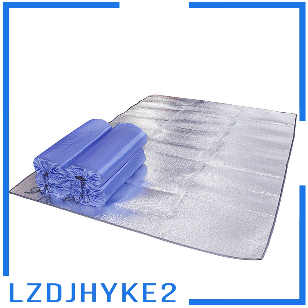 Tấm lót hai mặt bằng lá nhôm chuyên dụng đi picnic cắm trại | BigBuy360 - bigbuy360.vn