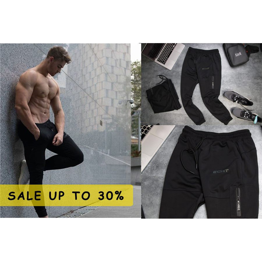 [sale hàng chính hiệu] QUẦN JOGGER GIÁ RẺ THU ĐÔNG MÀU ĐEN SIZE M