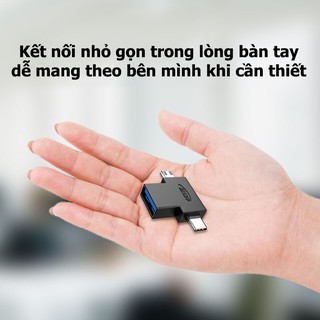 CÁP OTG 2 TRONG 1 RA USB CHO ANDROID JINGHUA S132