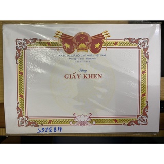 Giấy khen a4