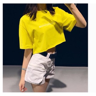 Áo thun croptop form rộng