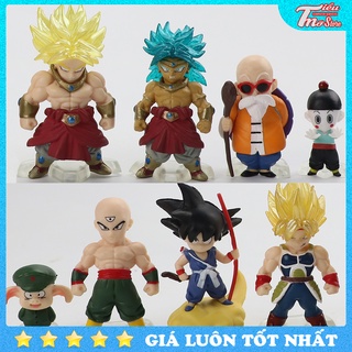 Bộ 4 thầy trò Songoku,  Quy Lão Kame, OoLong, Broly, Cân đẩu vân songoku