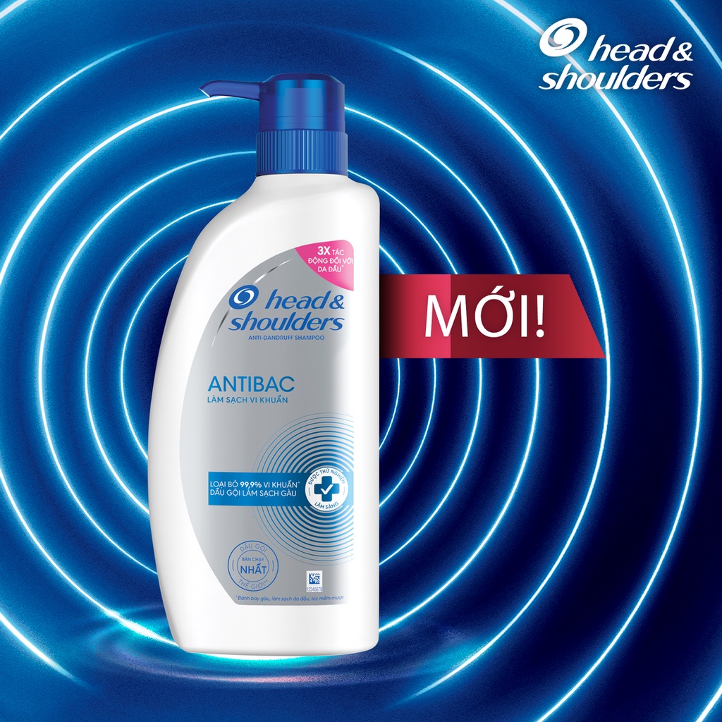 Combo 2 Dầu Gội HEAD&amp;SHOULDERS chai 850ml - Antibac