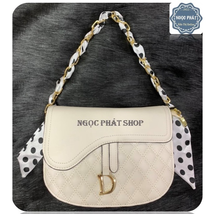 Túi Xách Nữ CHỮ D - Hàng Quảng Châu Cao Cấp- Đeo vai hoặc đeo chéo (5 ngăn)