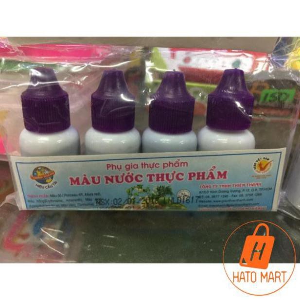 1 Lốc Màu thực phẩm 5 lọ _Hato Mart