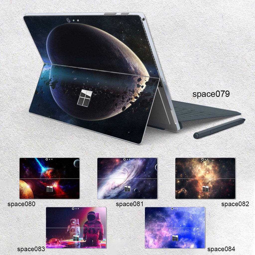 Skin dán hình không gian x14 cho Surface 3 10.8; Go, Go 2, Go 3; Pro 2 3 4 5 6 7 8 9 X