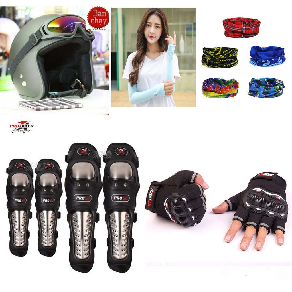 Nón bảo hiểm Dammtrax Black + Kính chống tia nắng UV, che nắng, đi đêm loại tốt MF75