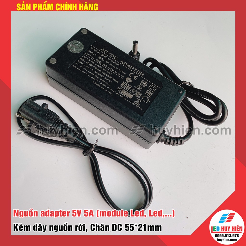 Nguồn Led 5V 6A, 5V 5A, 5V 4A, 5V 3A, 5V 2A, (nguồn 5v6A, 5V5A, 5V4A, 5V3A, 5V2A chính hãng)