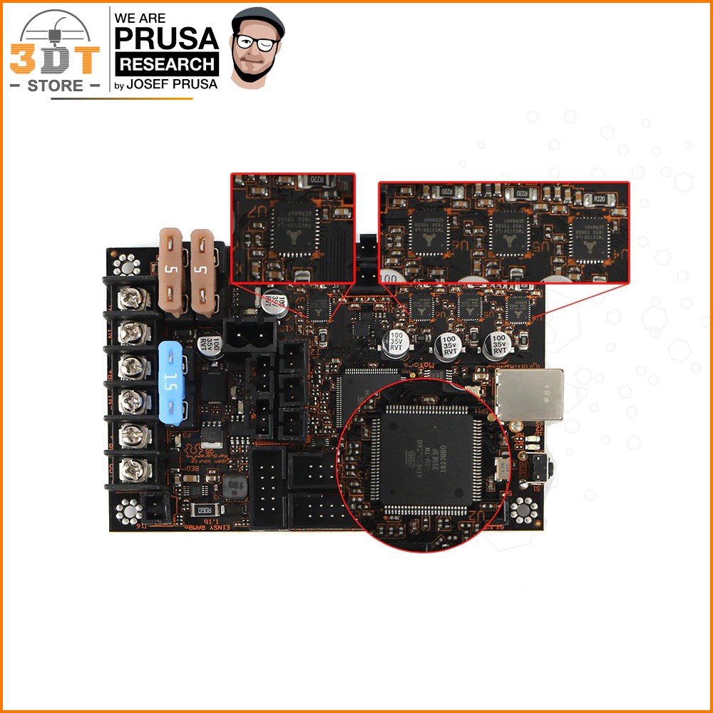 Board mạch Einsy Rambo cho máy in 3D Prusa MK3/S