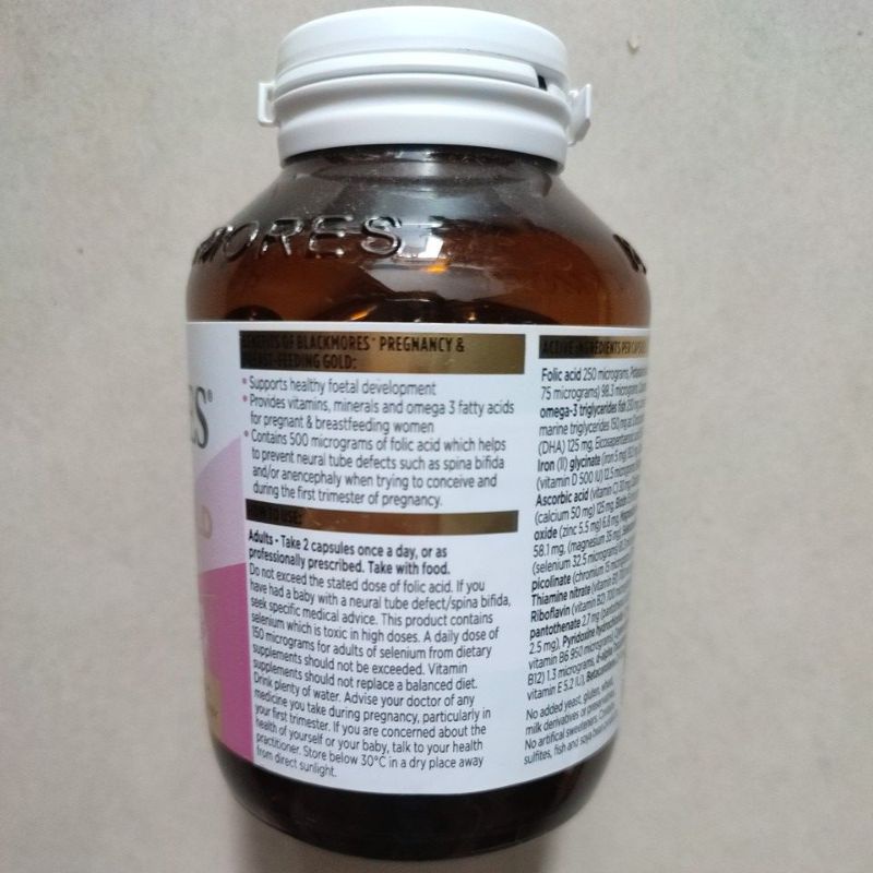 Vitamin tổng hợp Blackmores Pregnancy Breast-Feeding Gold
