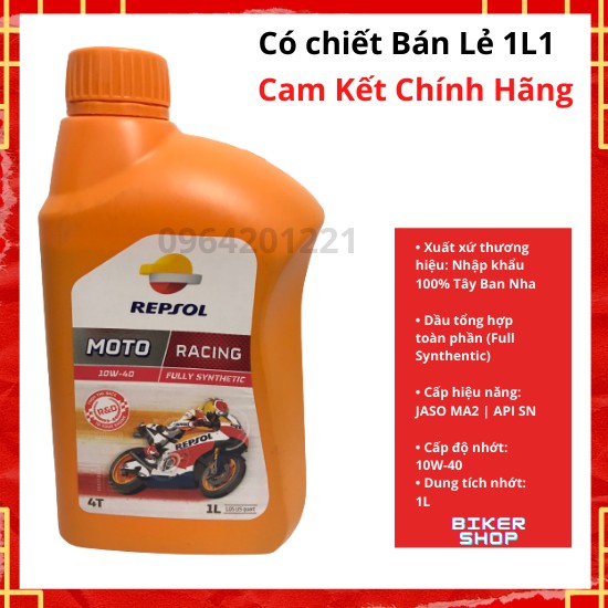 REPSOL RACING 1L và 100ml