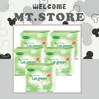 Khăn Giấy đa năng Let-green 10*21cm/tờ, 130tờ/bao