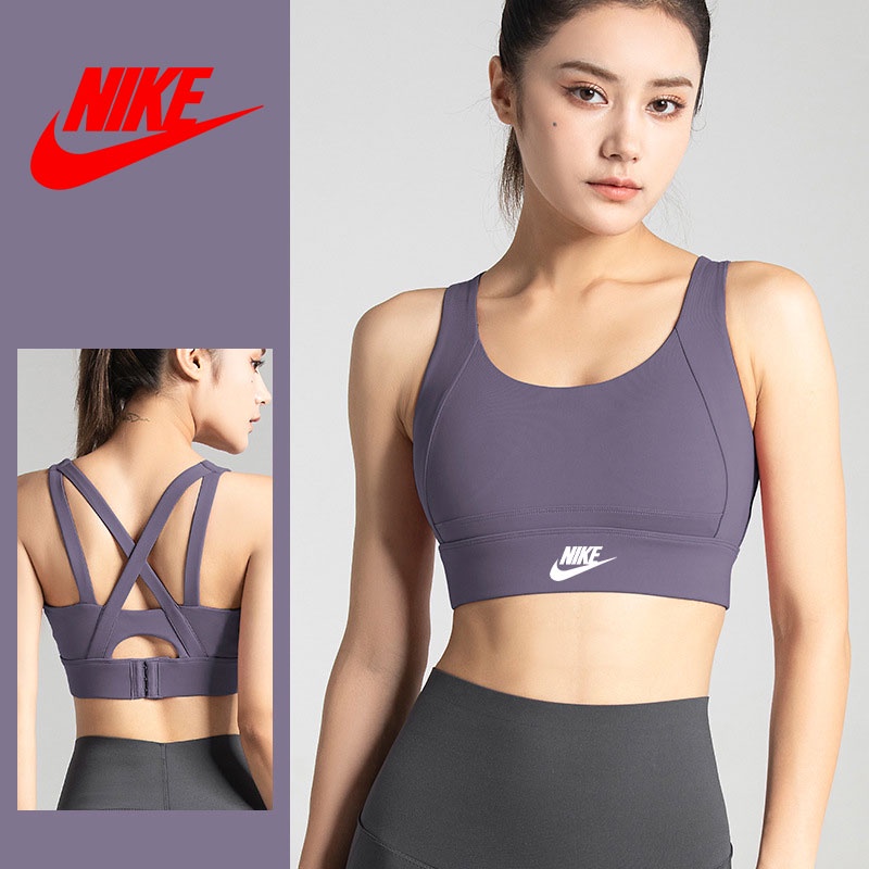 Áo Ngực Thể Thao nike Có Mút Đệm Lưng Quyến Rũ Cho Nữ