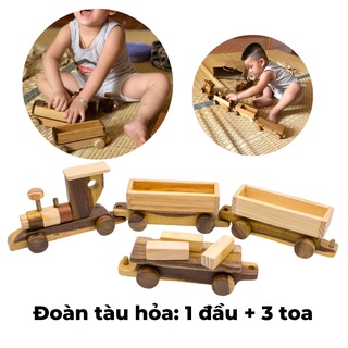 Set 4 Món Đồ Chơi Gỗ Chàng Trai Gỗ
