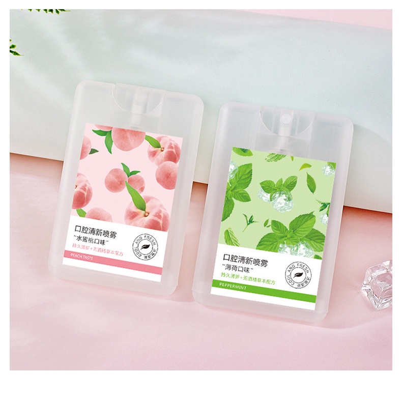 Xịt thơm miệng Heyxi Bac Hà Xịt thơm miệng sát khuẩn giữ lâu mùi thơm HXTM