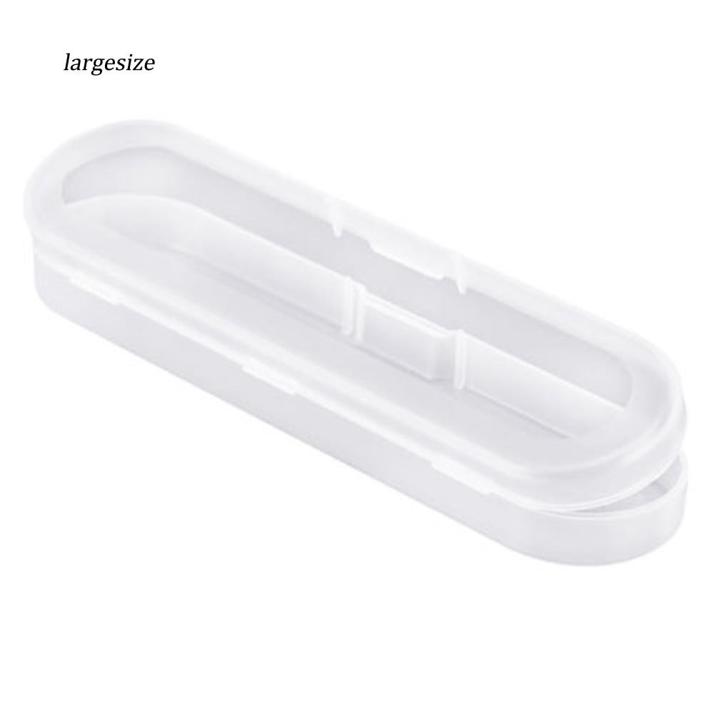 Cỡ Lớn Thiết Kế Giản Dị Thời Trang♥Hộp Nhựa Trong Suốt Có Nắp Đựng Đồ Dùng Ốp