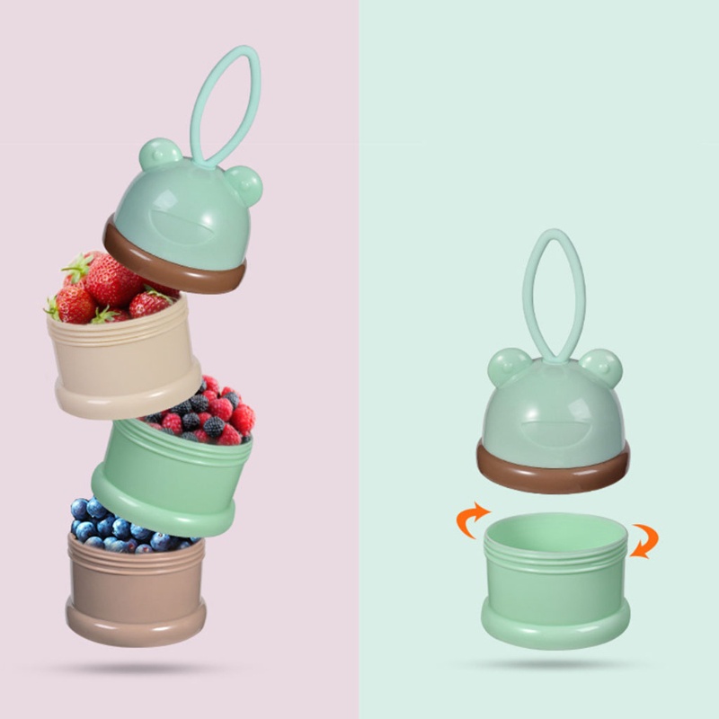 Hộp Đựng Sữa Bột 3 Tầng Xếp Chồng Tiện Dụng