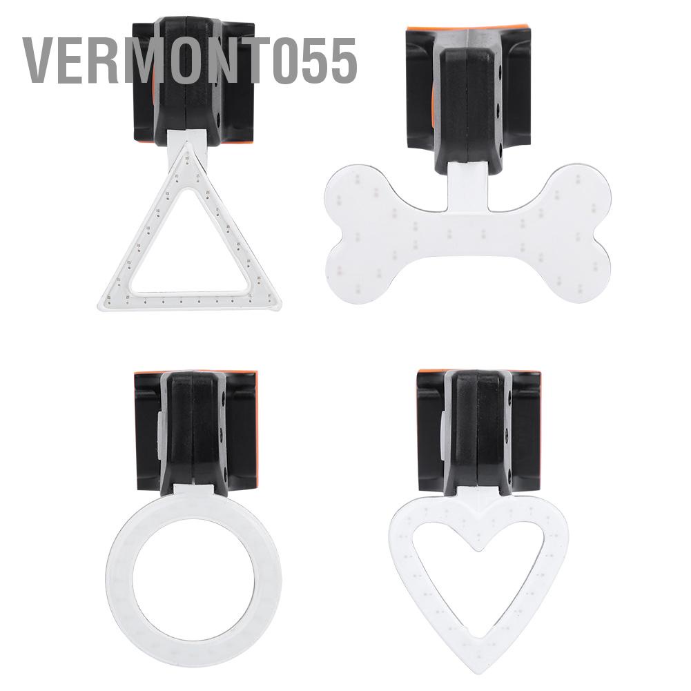 💯Có thể bán buôn😁 Đèn hậu LED chống thấm nước sạc USB màu đỏ cho xe đạp leo núi MTB 💖Hàng giao ngay💖 vermont055