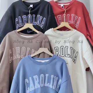 Áo nỉ sweater carolna unisex