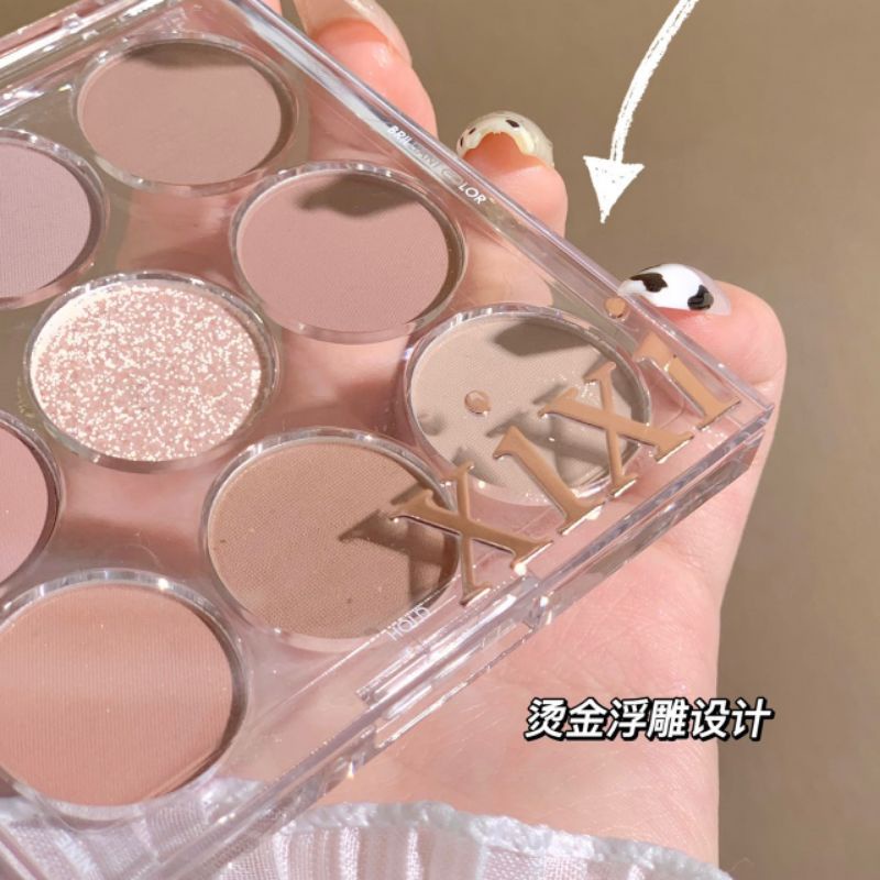 XIXI - Bảng phấn mắt Nine Color Eyeshadow