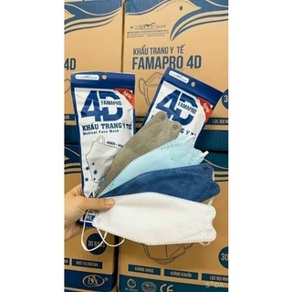 Khẩu trang famapro 4d kháng khuẩn
