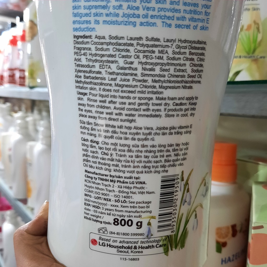 Sữa tắm DOUBLE RICH SNOW WHITE 800g | BigBuy360 - bigbuy360.vn