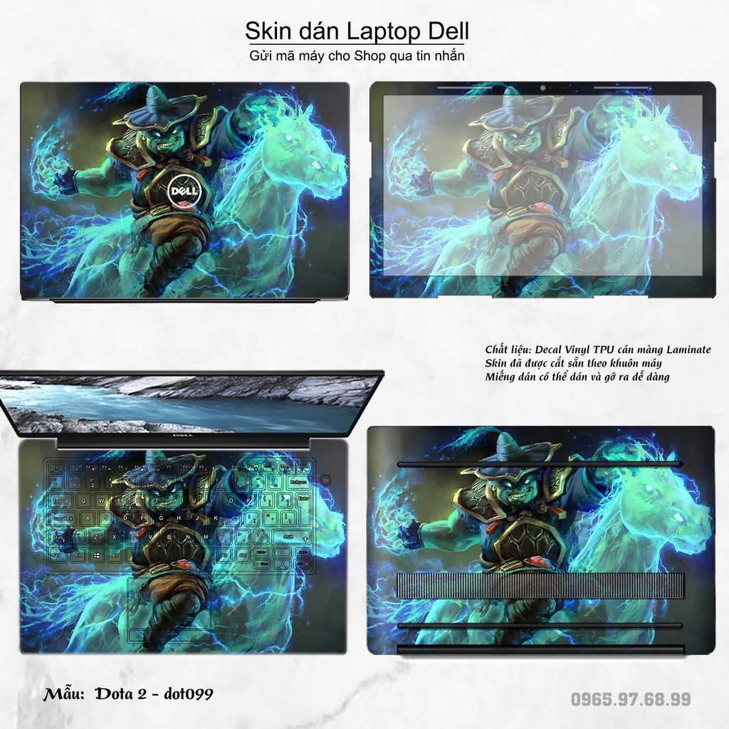 Skin dán Laptop Dell in hình Dota 2 nhiều mẫu 17 (inbox mã máy cho Shop)