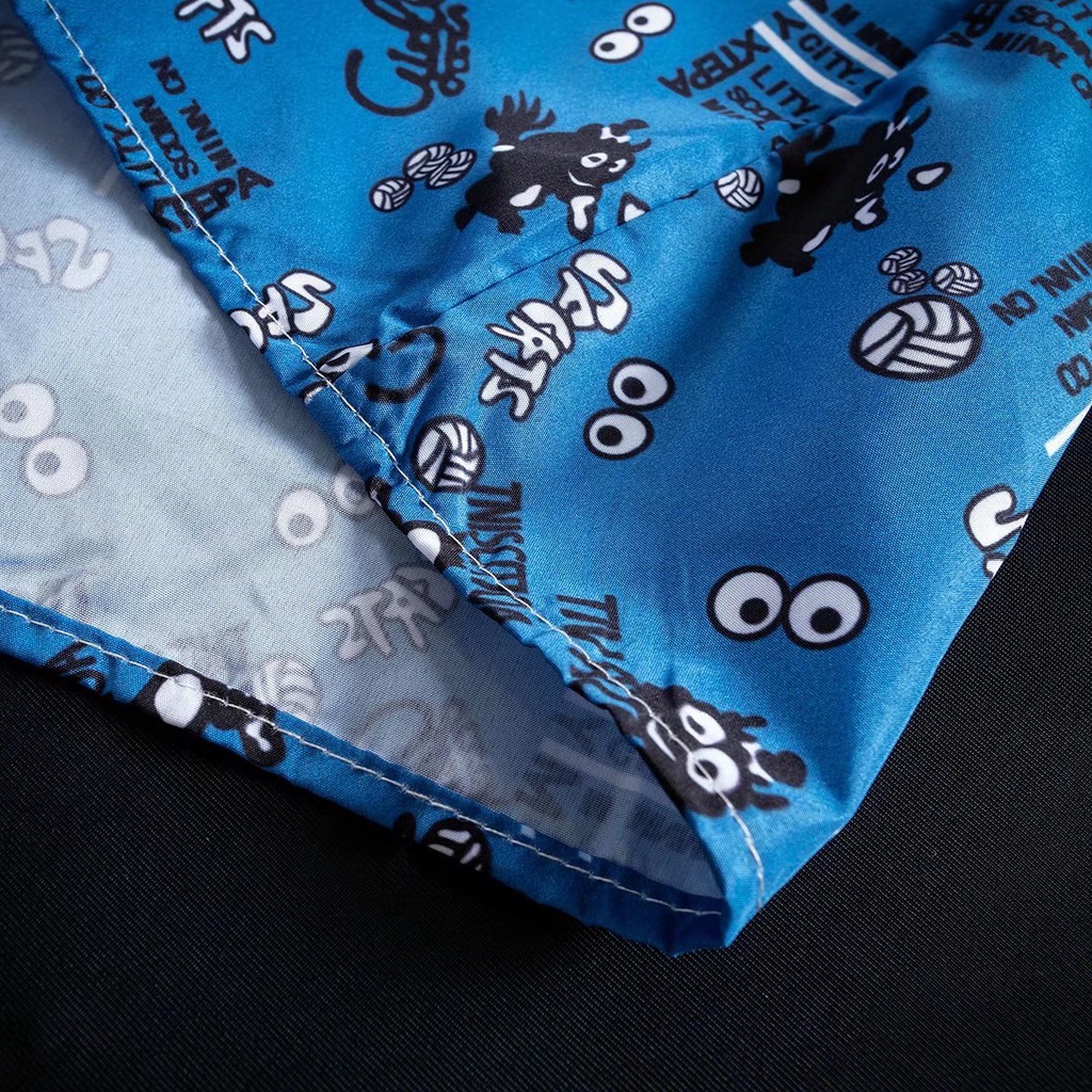 Áo Sơ Mi Tay Ngắn Dáng Rộng Thoáng Khí In Họa Tiết Hoạt Hình Vui Nhộn Thời Trang Mùa Hè Hàn Quốc Cho Nam 2022