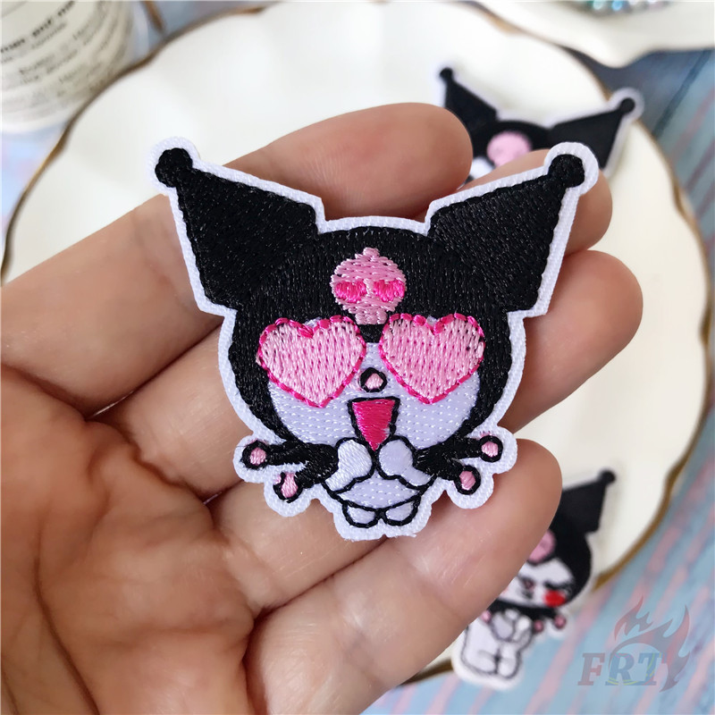 1 Miếng Vá Quần Áo Hình Nhân Vật Hoạt Hình Kuromi &amp; Melody