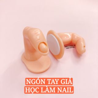 Ngón tay giả học làm nail chuyên dụng (loại không có móng)