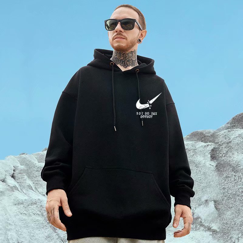 Áo hoodie dáng rộng kiểu dáng thời trang thu đông phong cách Hàn Quốc cho nam (M-8Xl) | BigBuy360 - bigbuy360.vn