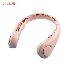 Quạt Đeo Cổ Mini, Quạt Không Cánh USB Tích Điện Tiện Lợi, Thời Trang, Dáng Thể Thao Hàng Nội Địa